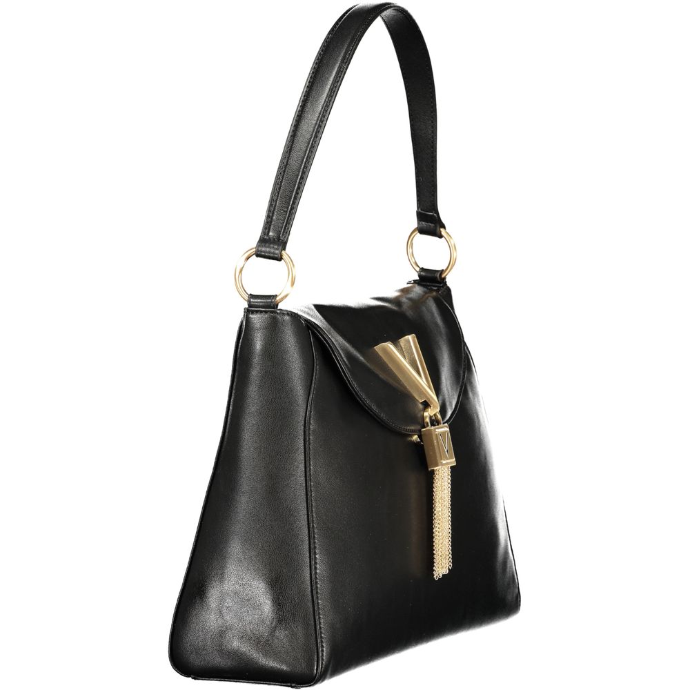 Mario Valentino Black Polyurethane Women Shoulder Bag
