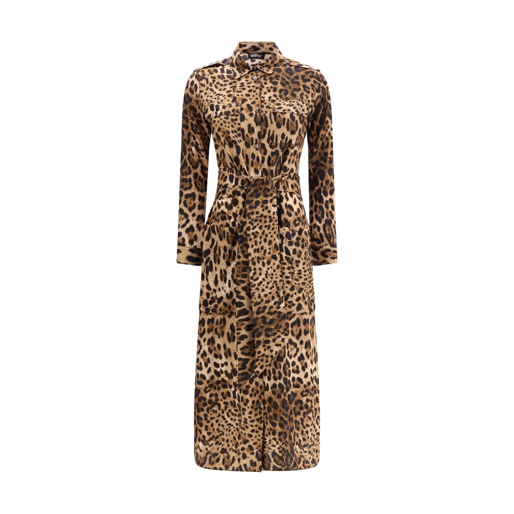 فستان إيلا الحريري متعدد الألوان