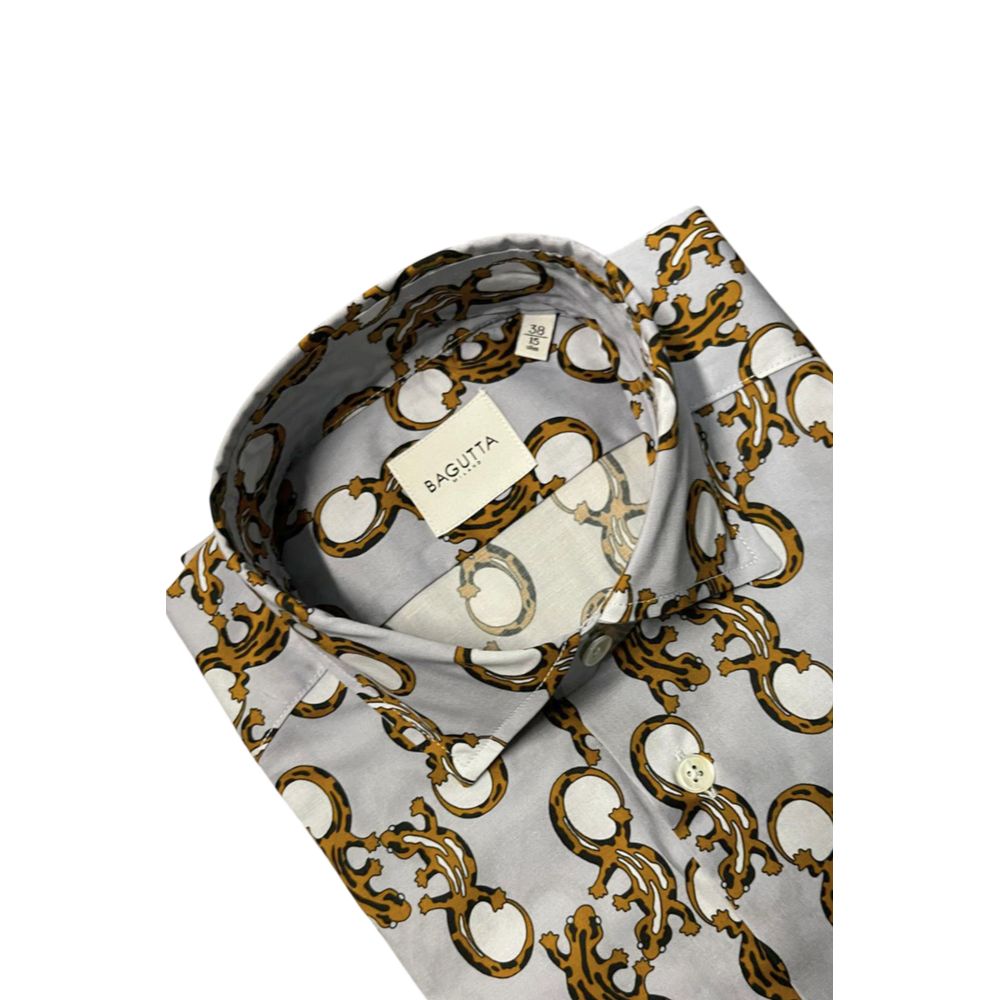 قميص رجالي قطني متعدد الألوان من باغوتا