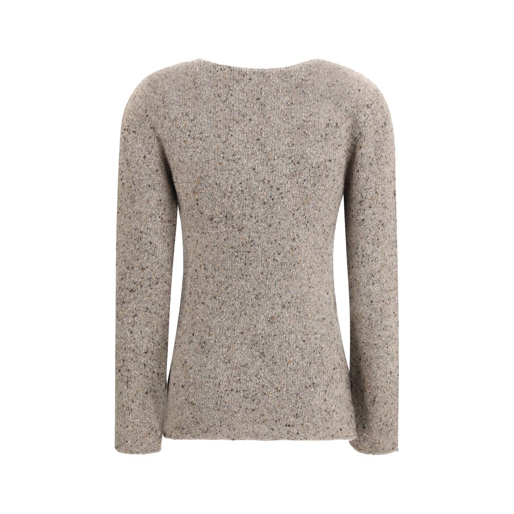 The Row Beige Cashmere Top