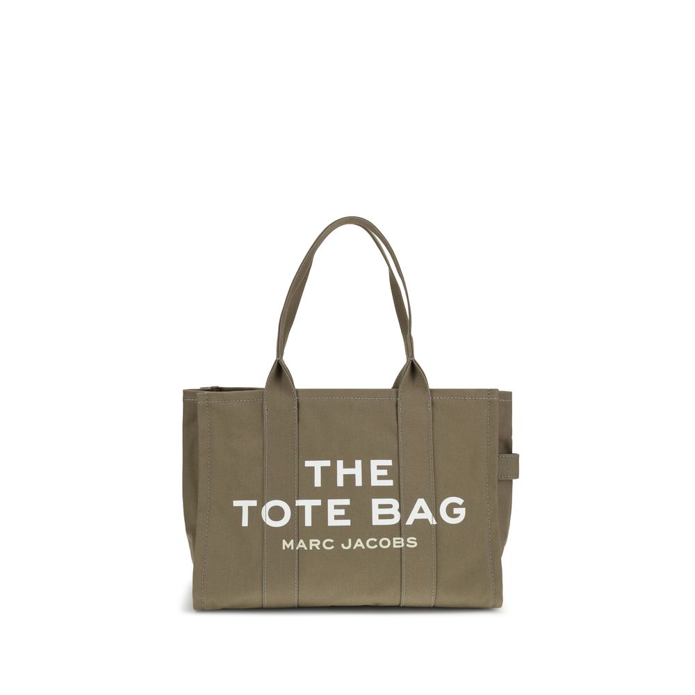 حقيبة كتف قطنية خضراء من مارك جاكوبس