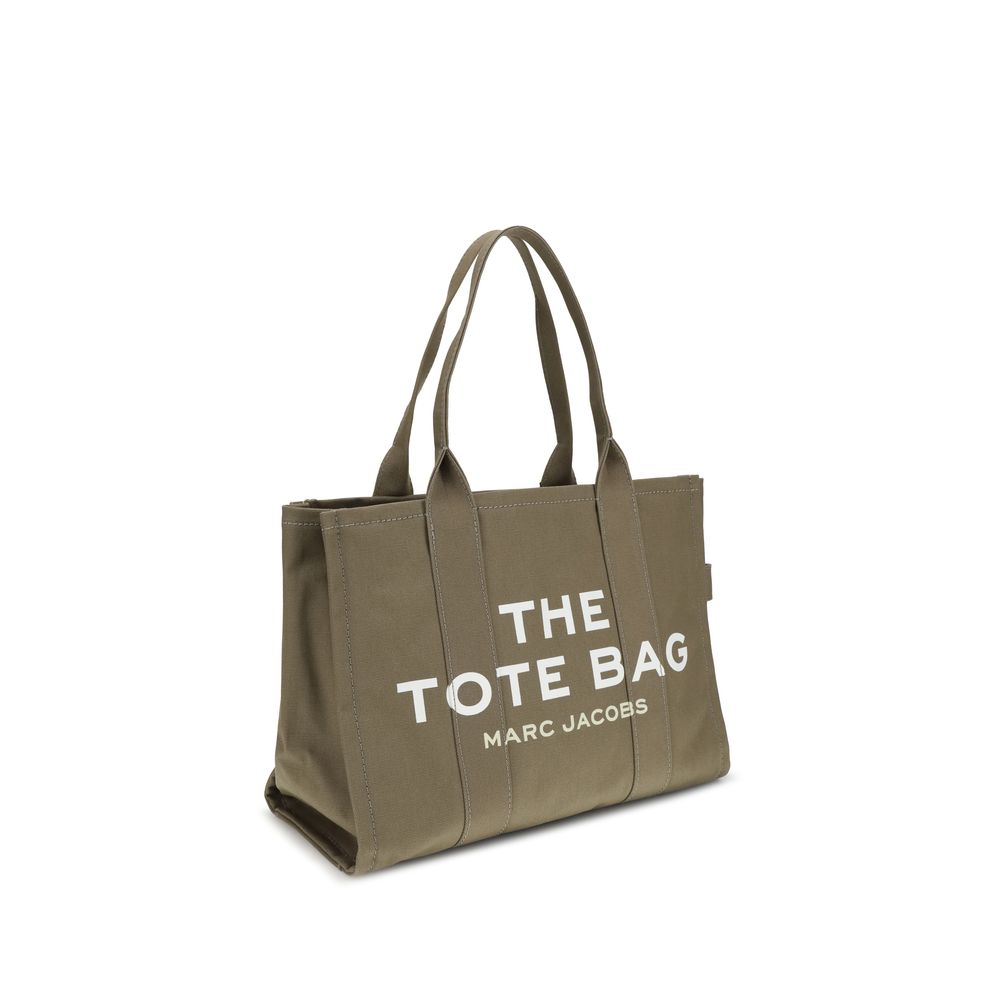 حقيبة كتف قطنية خضراء من مارك جاكوبس