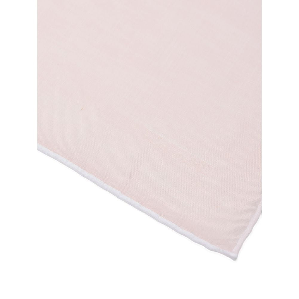 Tom Ford Pink Cotton Pocket Square