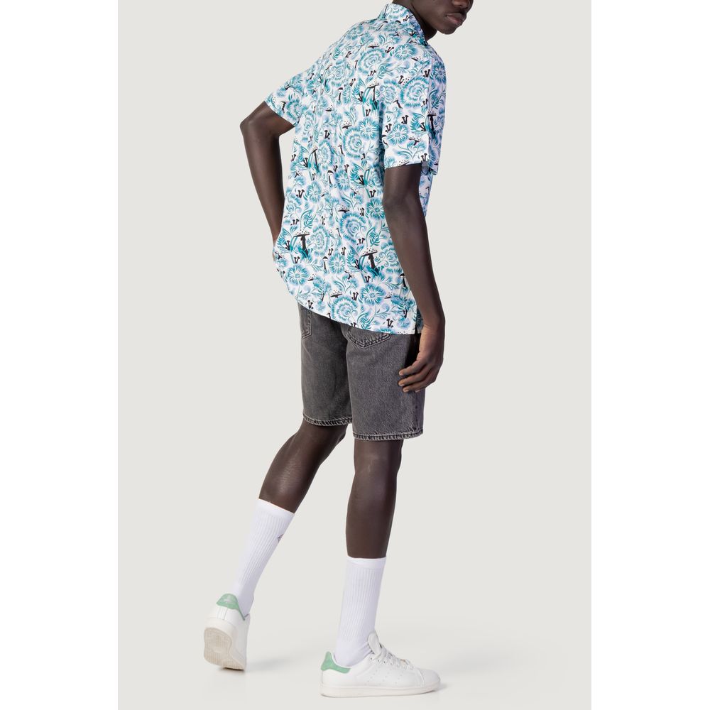 قميص ديكيز أزرق قطني بأكمام قصيرة