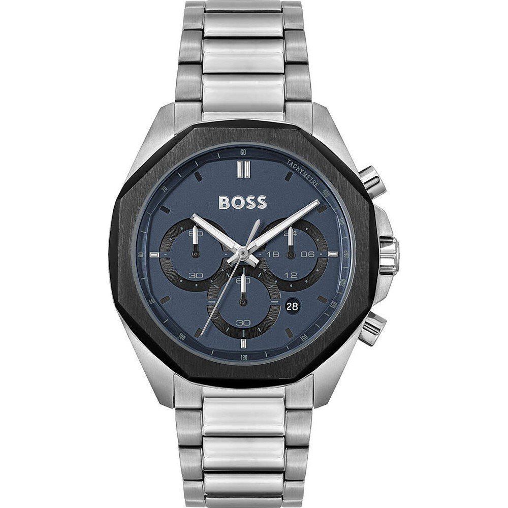 Hugo Boss Gray Stainless Steel Dress Watch - Luxe Marca