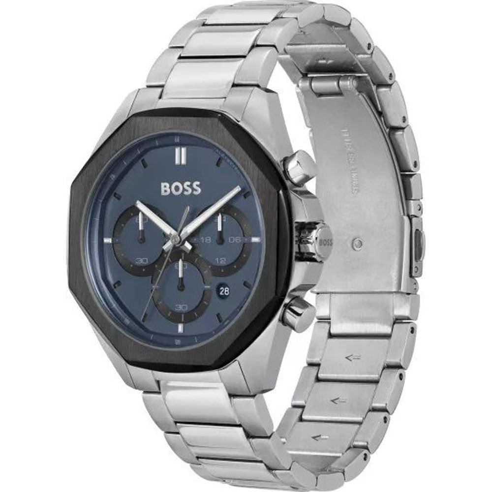 Hugo Boss Gray Stainless Steel Dress Watch - Luxe Marca