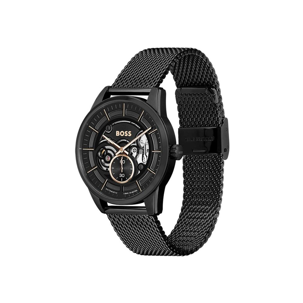 Hugo Boss Black Stainless Steel Dress Watch - Luxe Marca