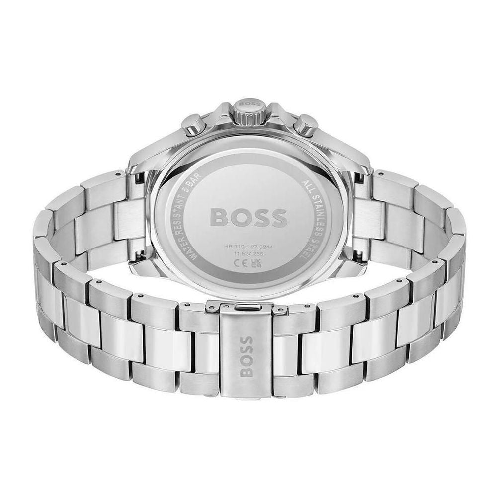 Hugo Boss Gray Stainless Steel Dress Watch - Luxe Marca