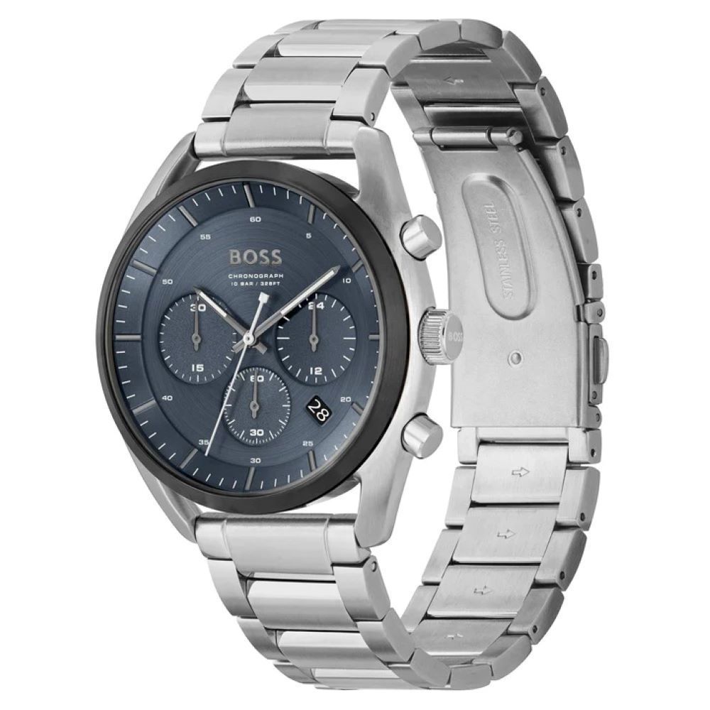 Hugo Boss Gray Stainless Steel Dress Watch - Luxe Marca