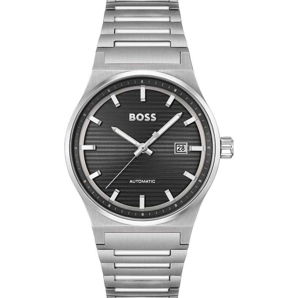 Hugo Boss Gray Stainless Steel Dress Watch - Luxe Marca