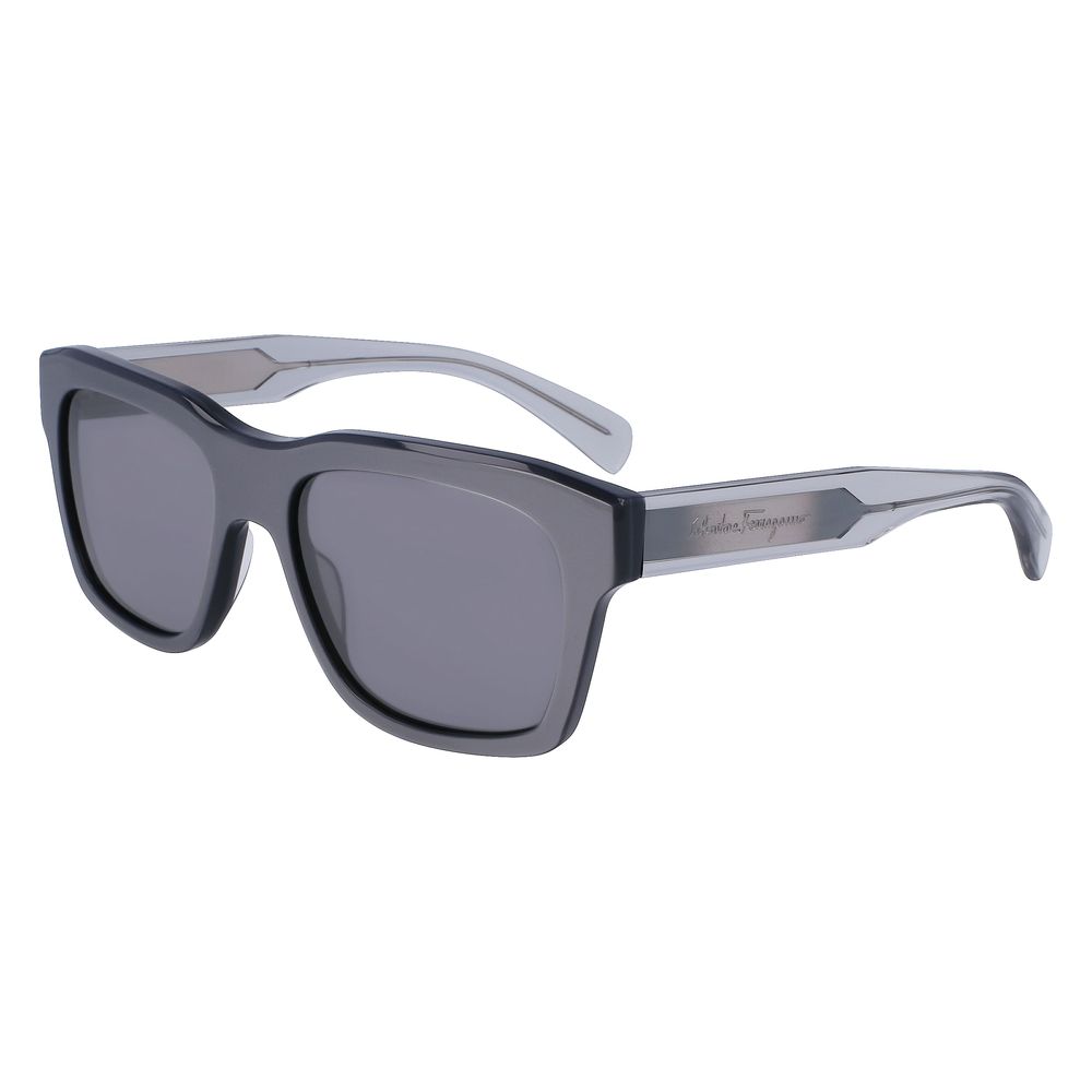Ferragamo Gray Acetate Sunglasses - Luxe Marca