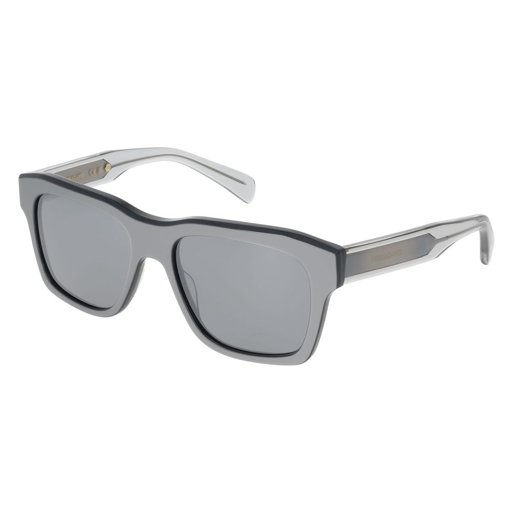 Ferragamo Gray Acetate Sunglasses - Luxe Marca