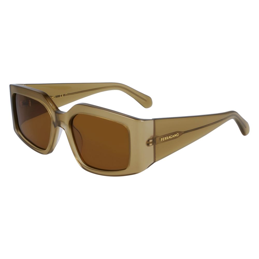Ferragamo Bicolor Acetate Sunglasses - Luxe Marca