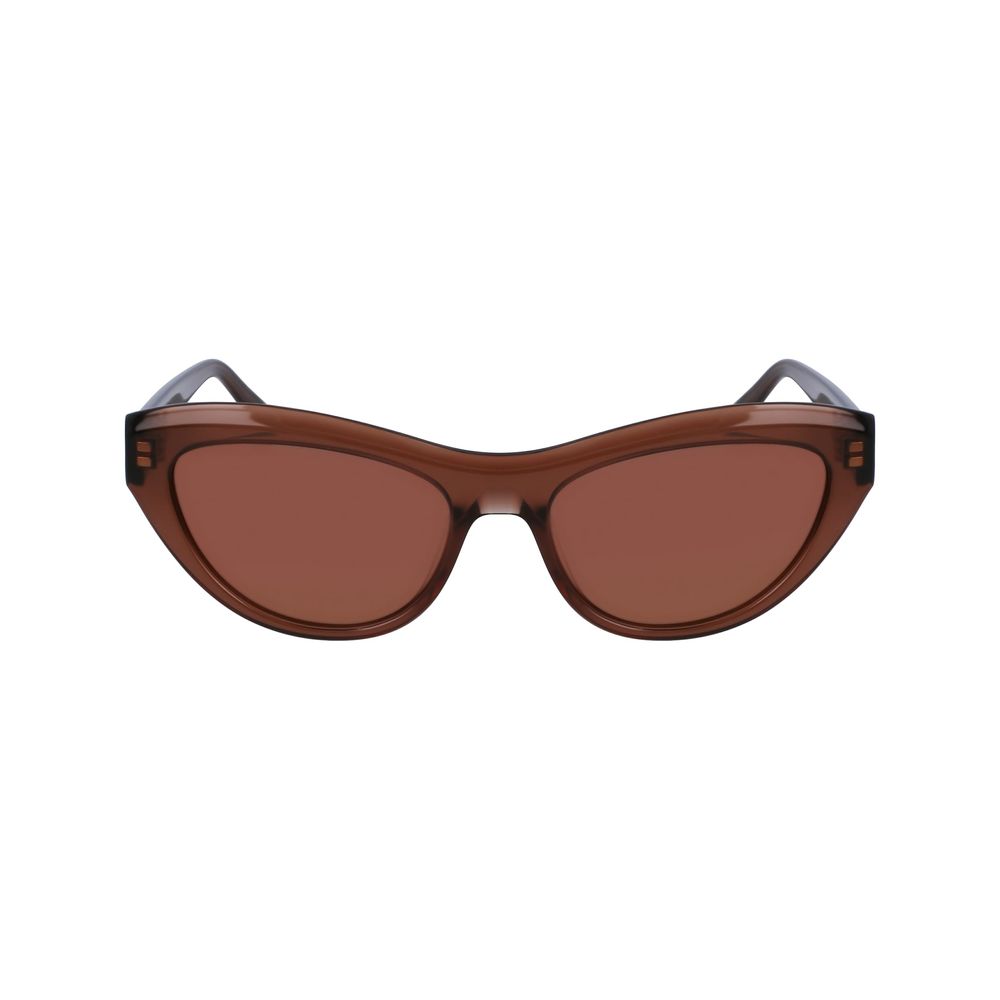 Ferragamo Brown Acetate Sunglasses - Luxe Marca