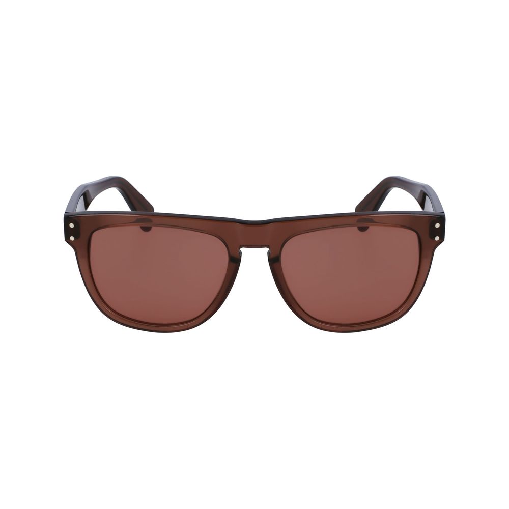 Ferragamo Brown Acetate Sunglasses - Luxe Marca