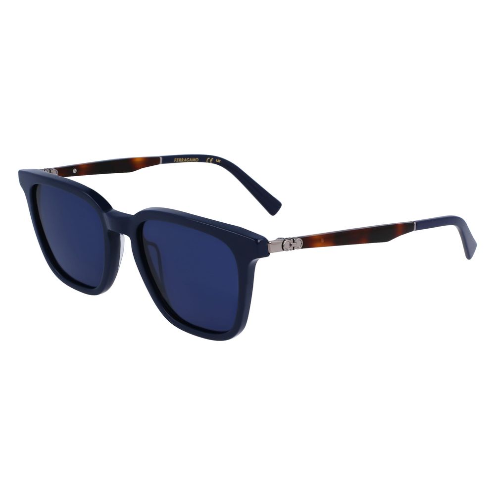 Ferragamo Blue Acetate Sunglasses - Luxe Marca