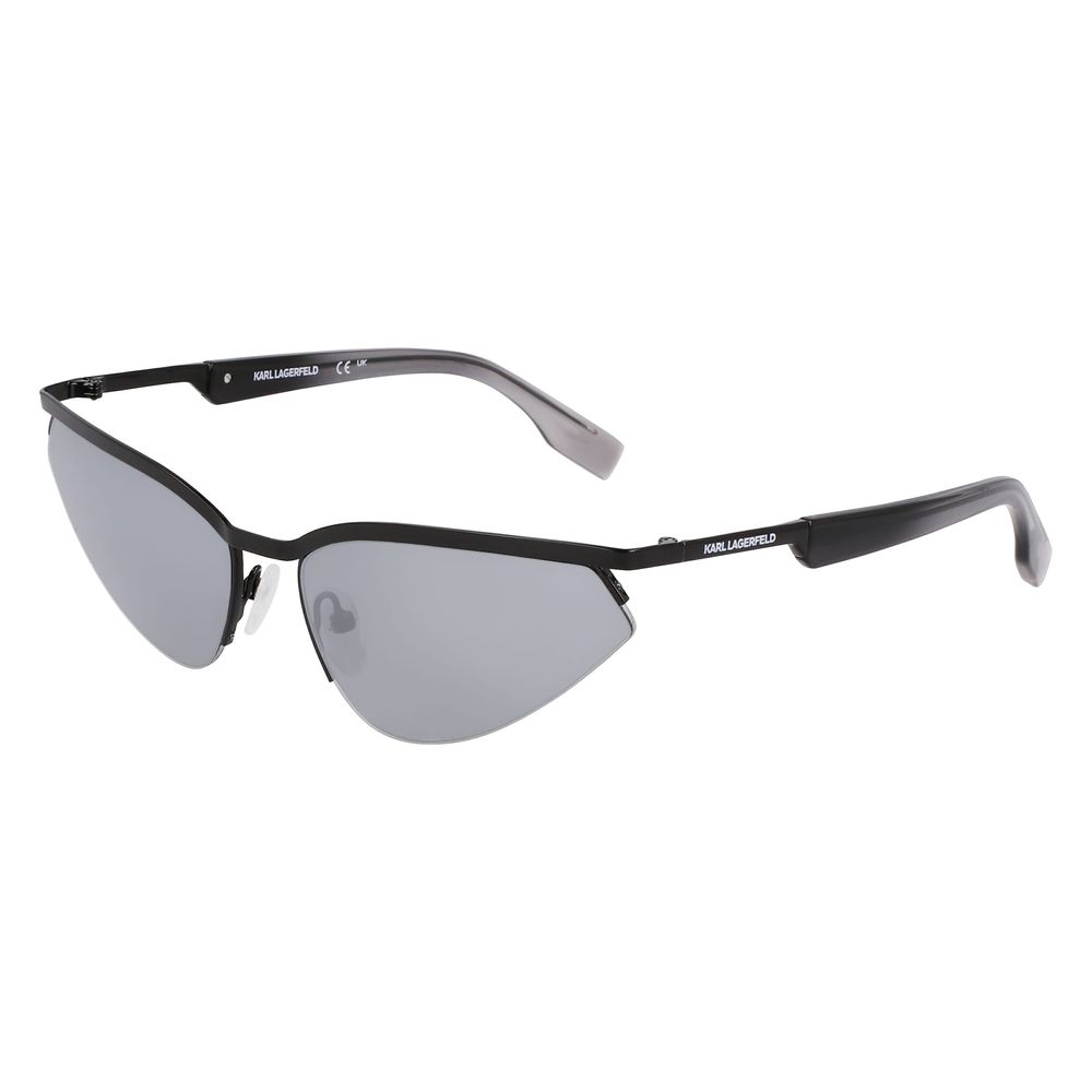 Karl Lagerfeld Black Metal Sunglasses - Luxe Marca