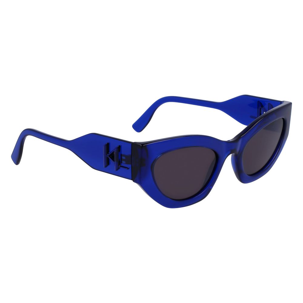 Karl Lagerfeld Blue Injected Sunglasses - Luxe Marca