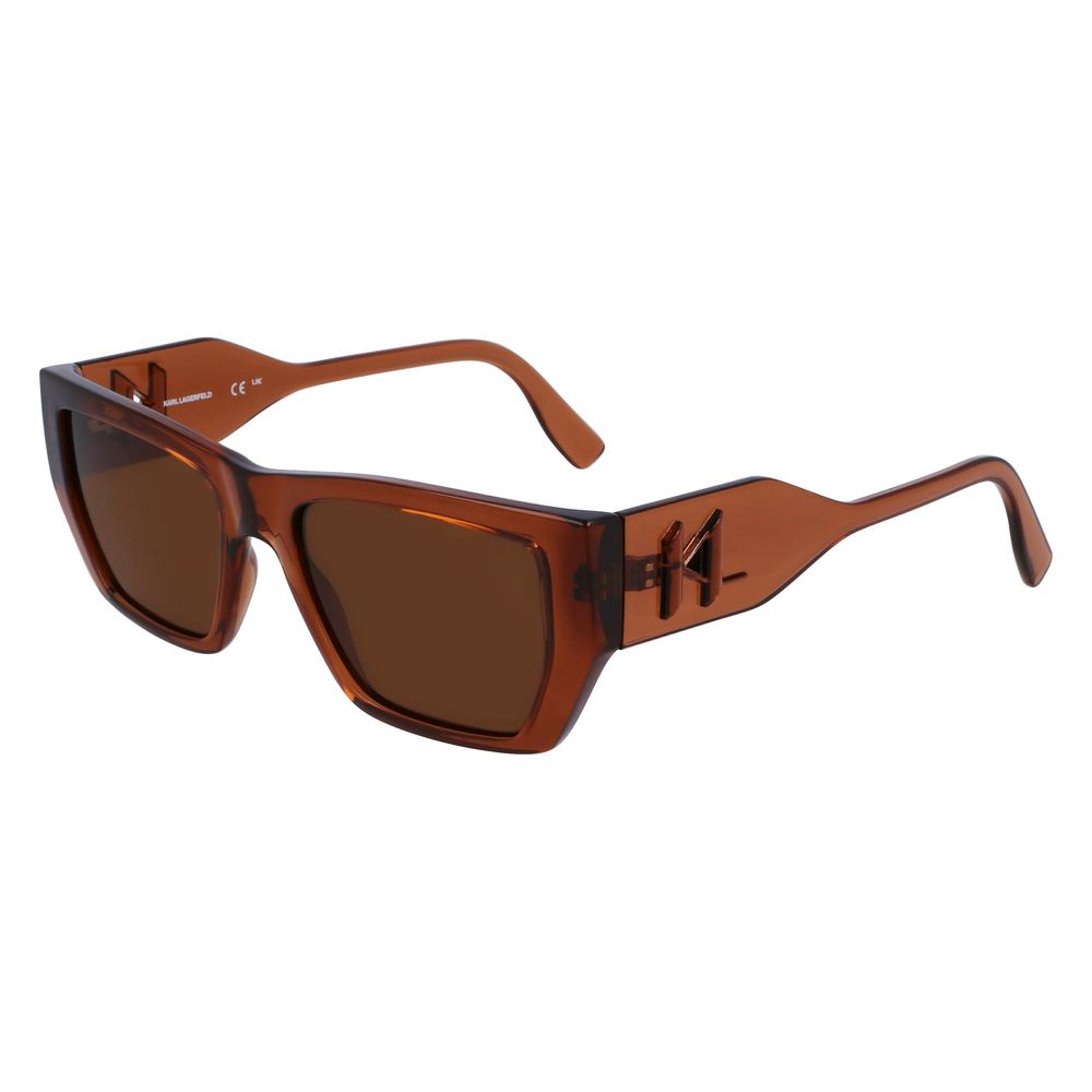 Karl Lagerfeld Brown Injected Sunglasses - Luxe Marca