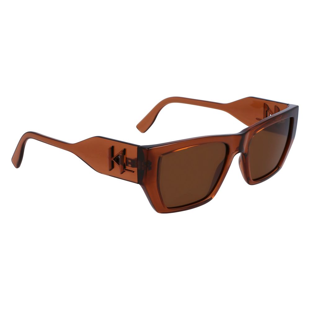 Karl Lagerfeld Brown Injected Sunglasses - Luxe Marca