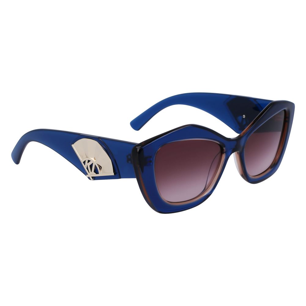 Karl Lagerfeld Blue Acetate Sunglasses - Luxe Marca