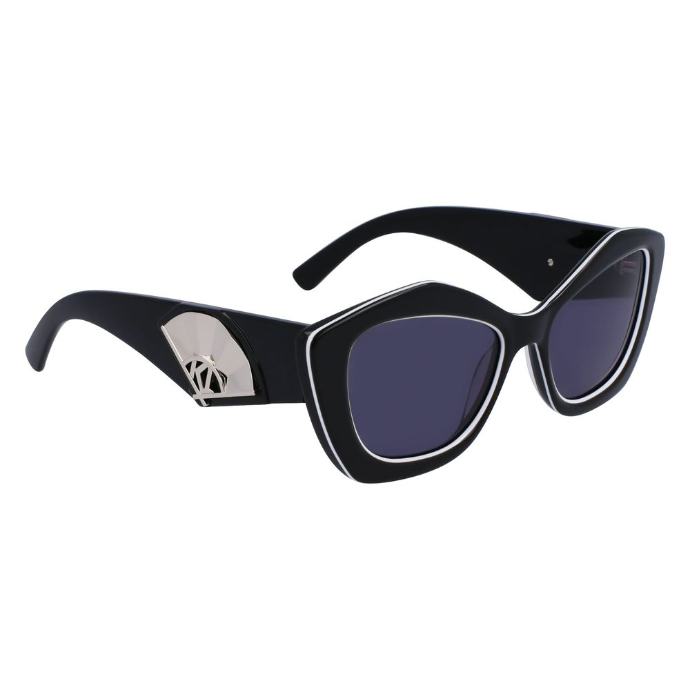 Karl Lagerfeld Black Acetate Sunglasses - Luxe Marca