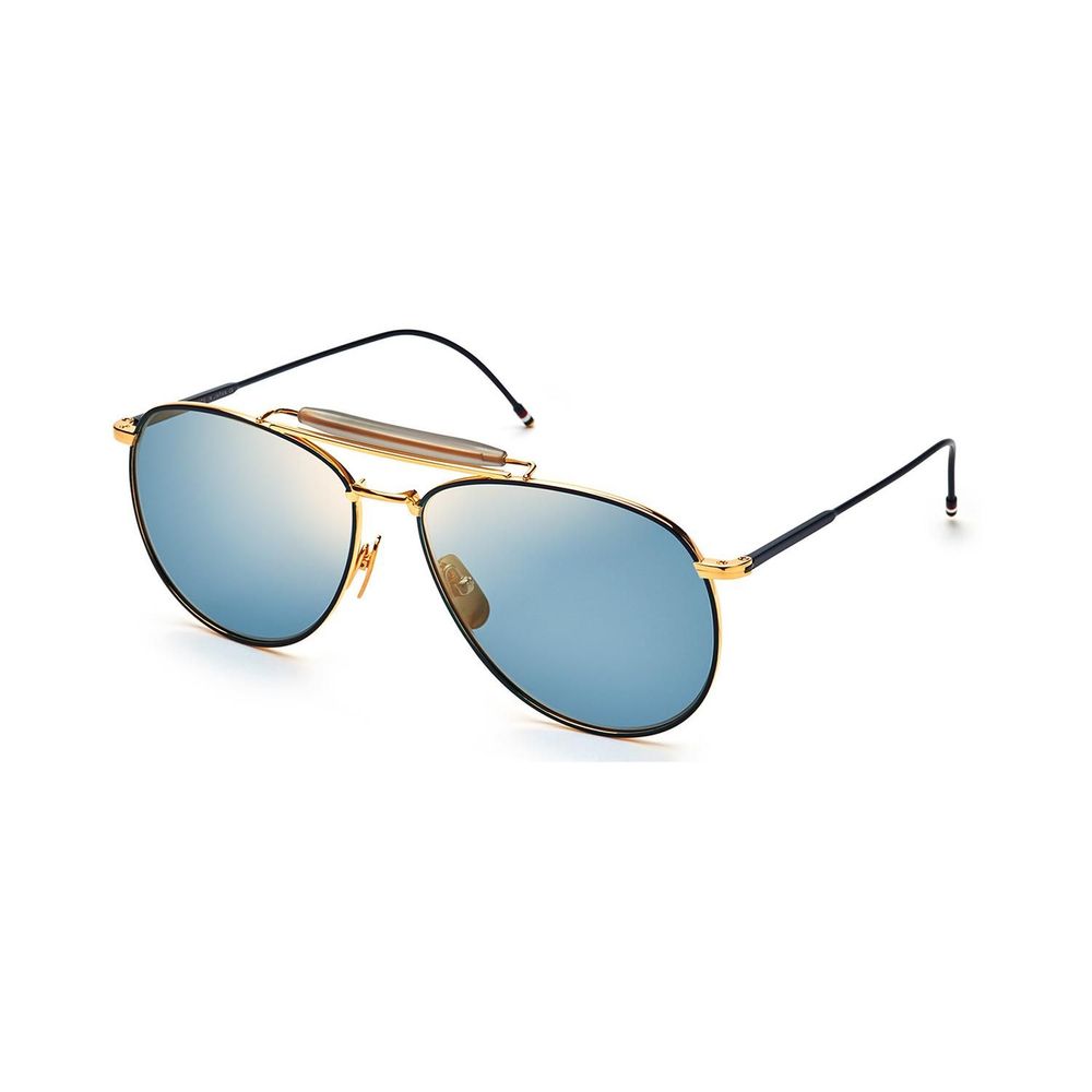 Thom Browne Gold Titanium Sunglasses - Luxe Marca