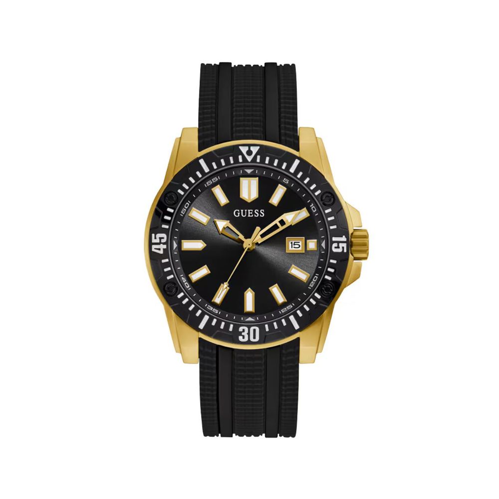 Guess Black Synthetic Dress Watch