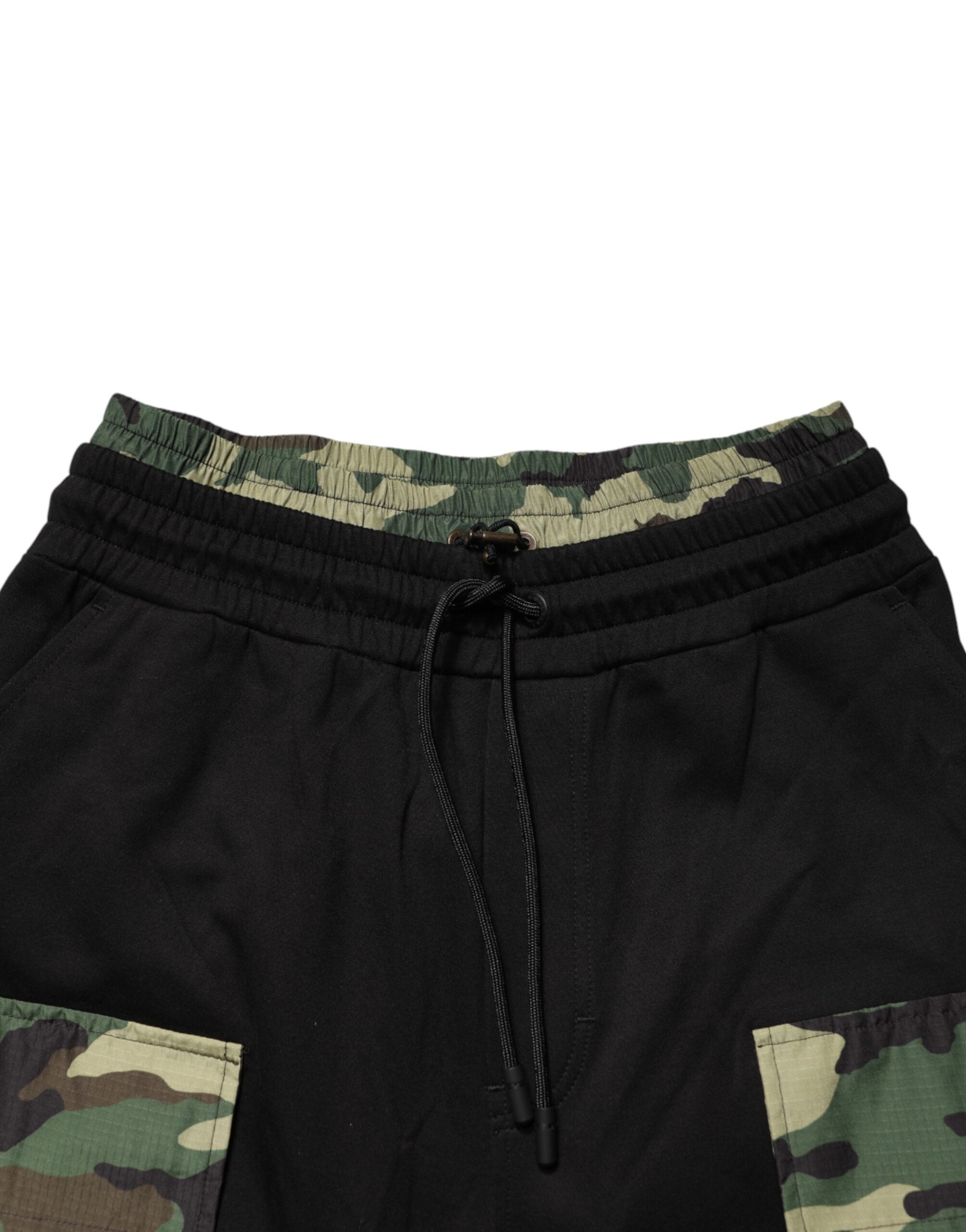 Dolce & Gabbana Multicolor Camouflage Cargo Jogger Men Pants