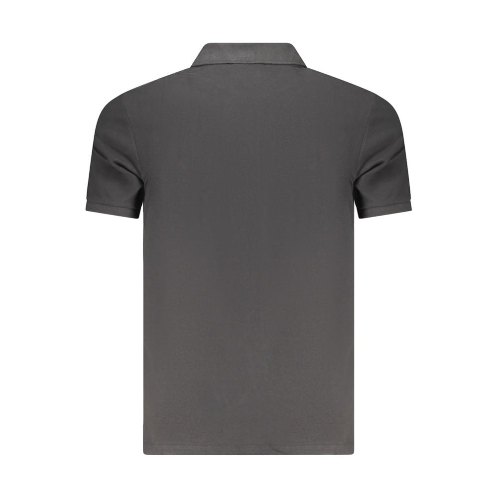 Calvin Klein Black Cotton Men Polo - Luxe Marca