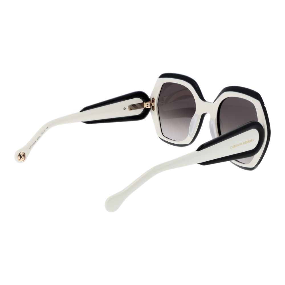 Carolina Herrera Black Acetate Sunglasses - Luxe Marca