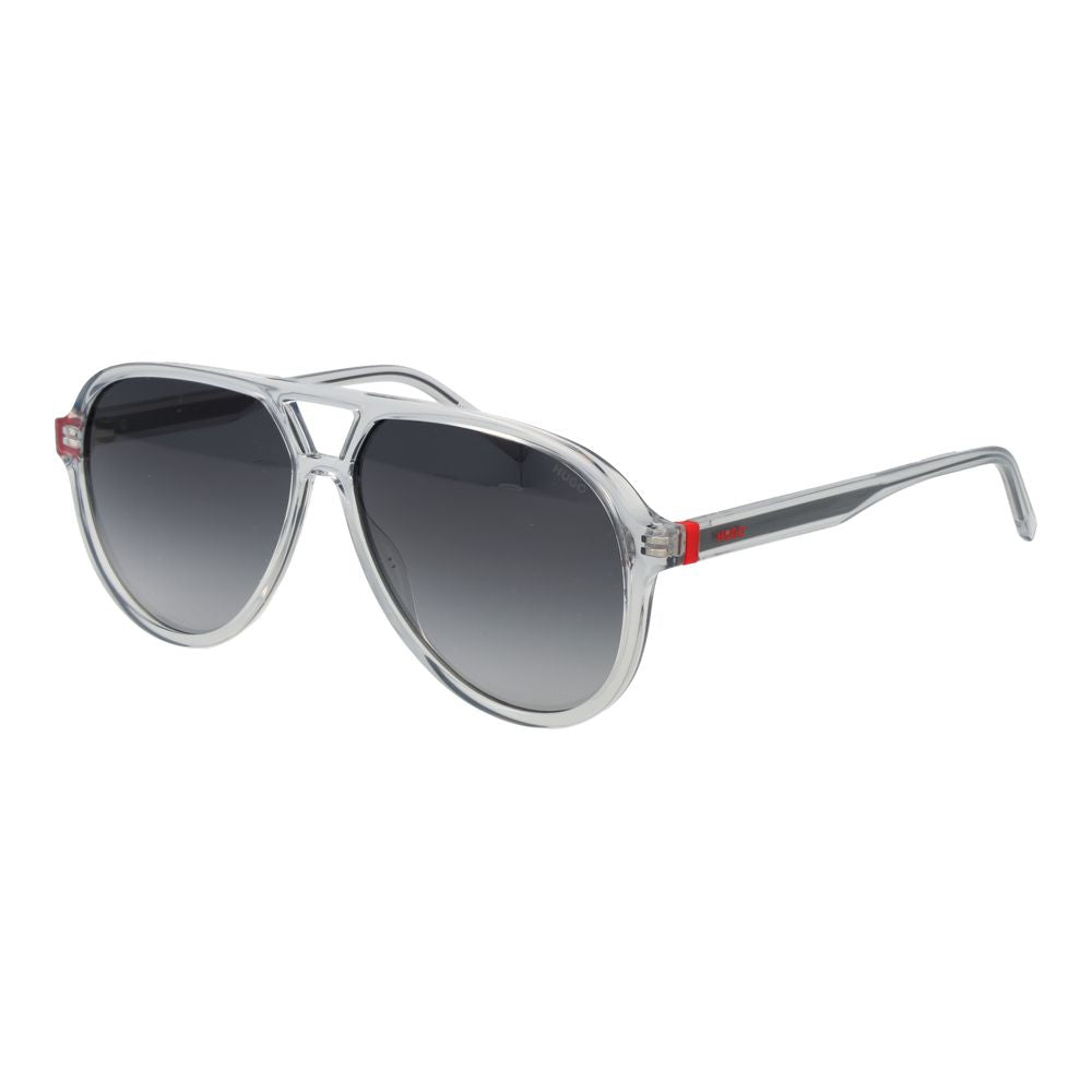 Hugo Boss Gray Stainless Steel Sunglasses - Luxe Marca