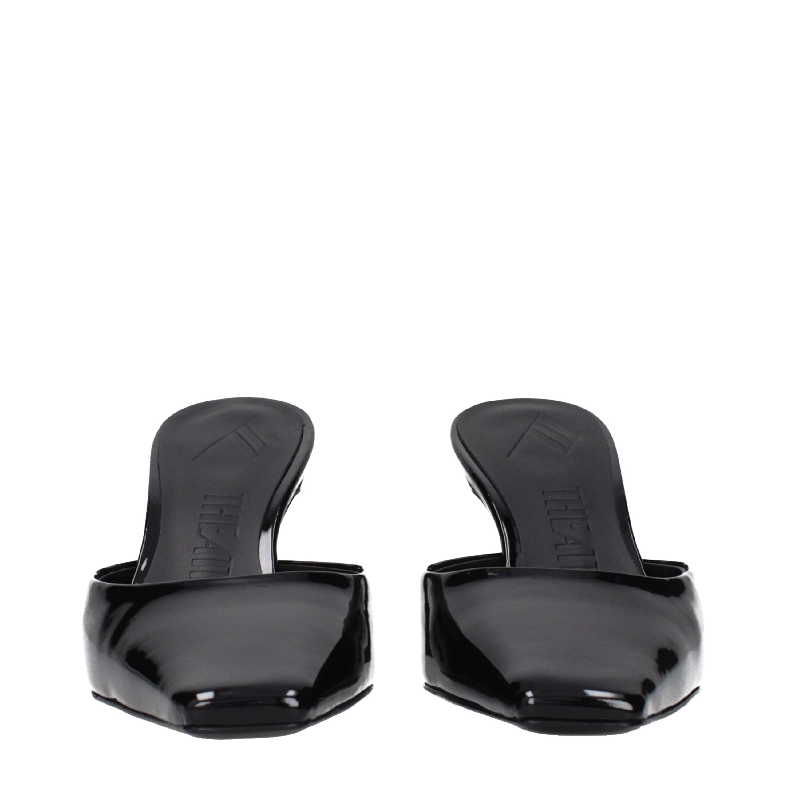 صندل أتيكو الجلدي الأسود