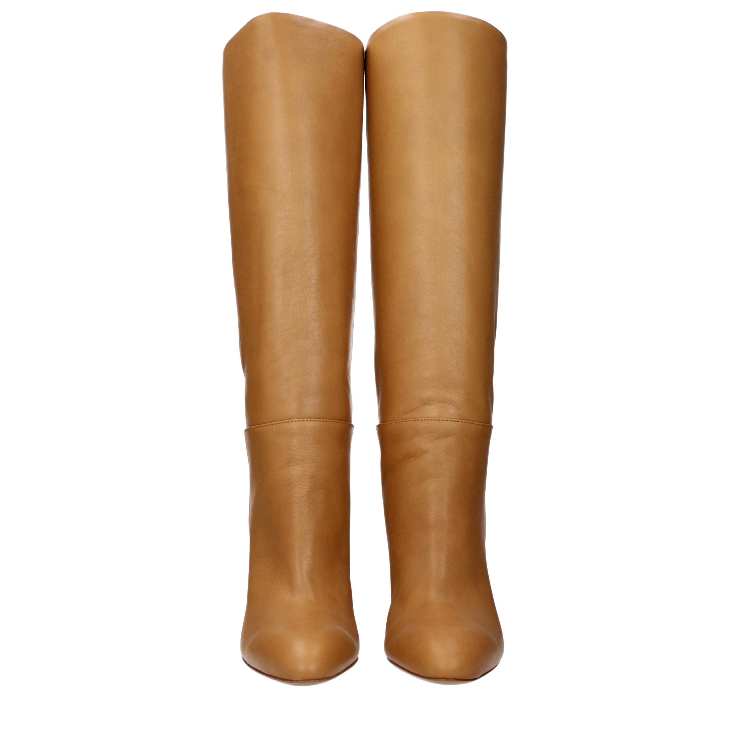 Paris Texas Brown Leather Boots