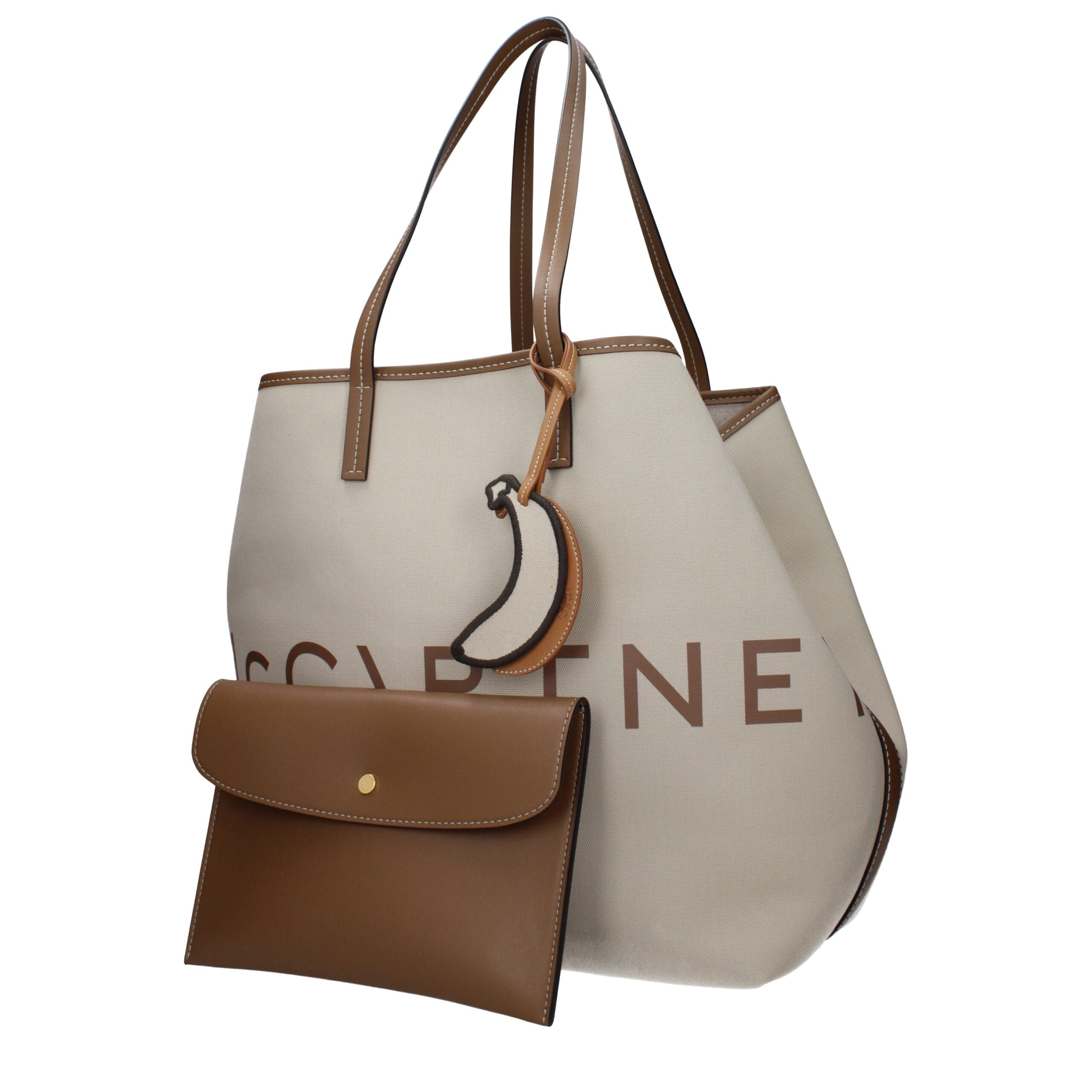 Stella McCartney Beige Fabric Shoulder Bag