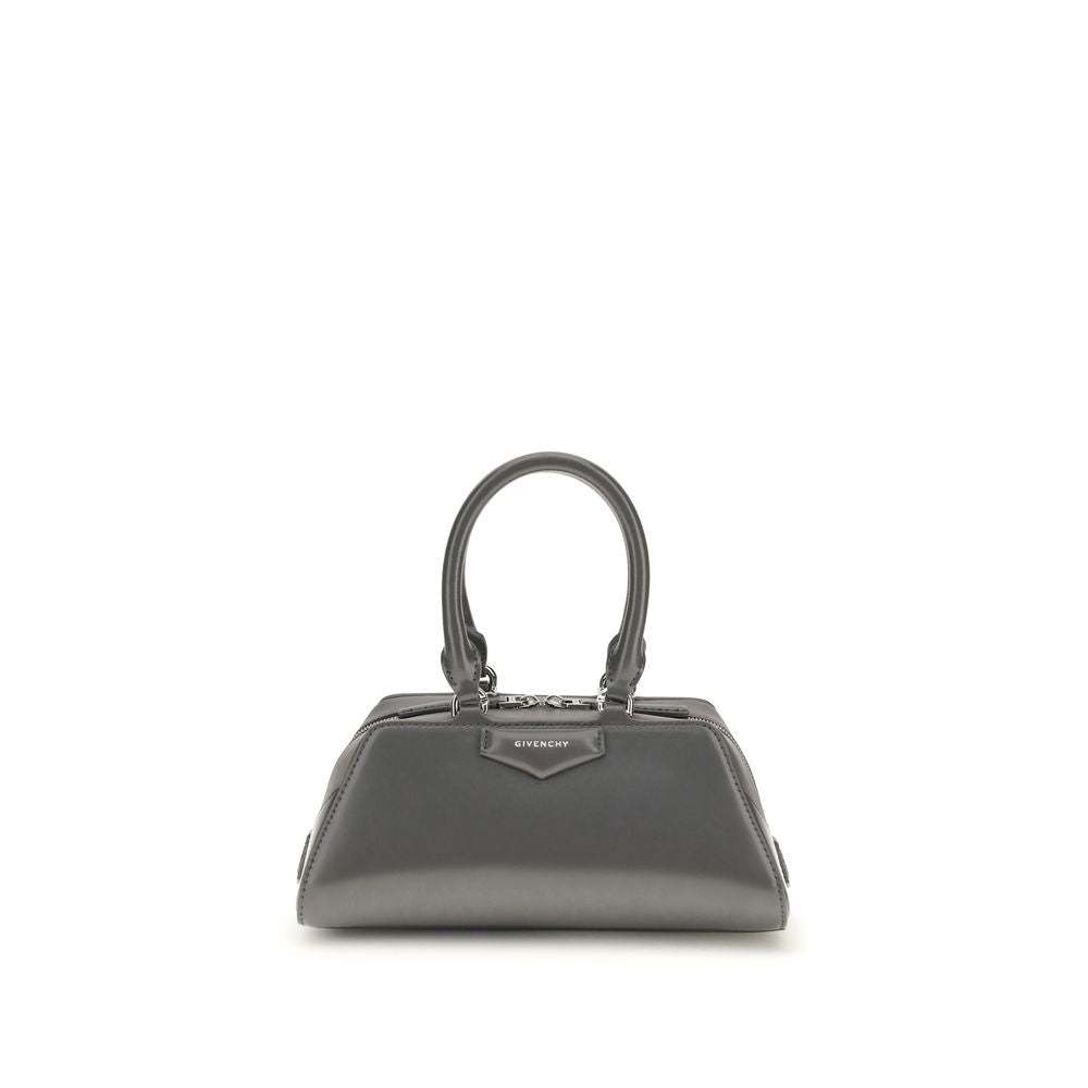 Givenchy Gray Calf Leather Bos Taurus Shoulder Bag - Luxe Marca