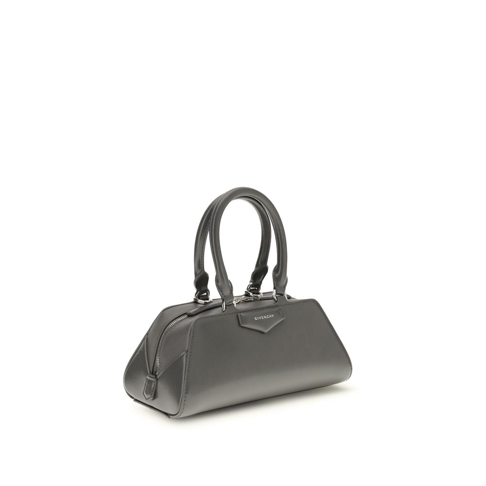 Givenchy Gray Calf Leather Bos Taurus Shoulder Bag - Luxe Marca