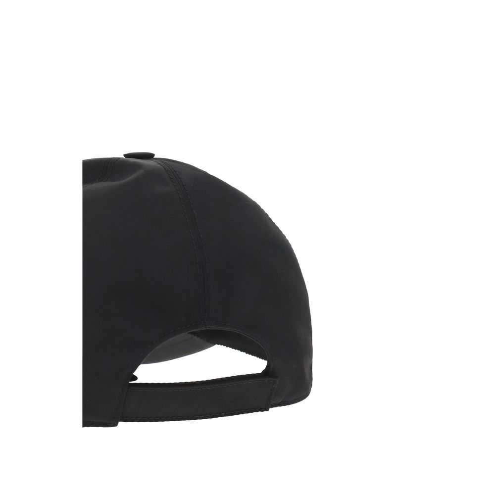 Prada Black Polyamide Cap (Baseball Hat)