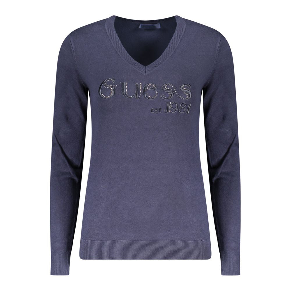 Guess Jeans Blu Viscose Women Sweater