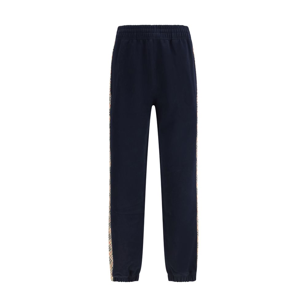 Burberry Blue Cotton Joggers (Workout Pants) - Luxe Marca