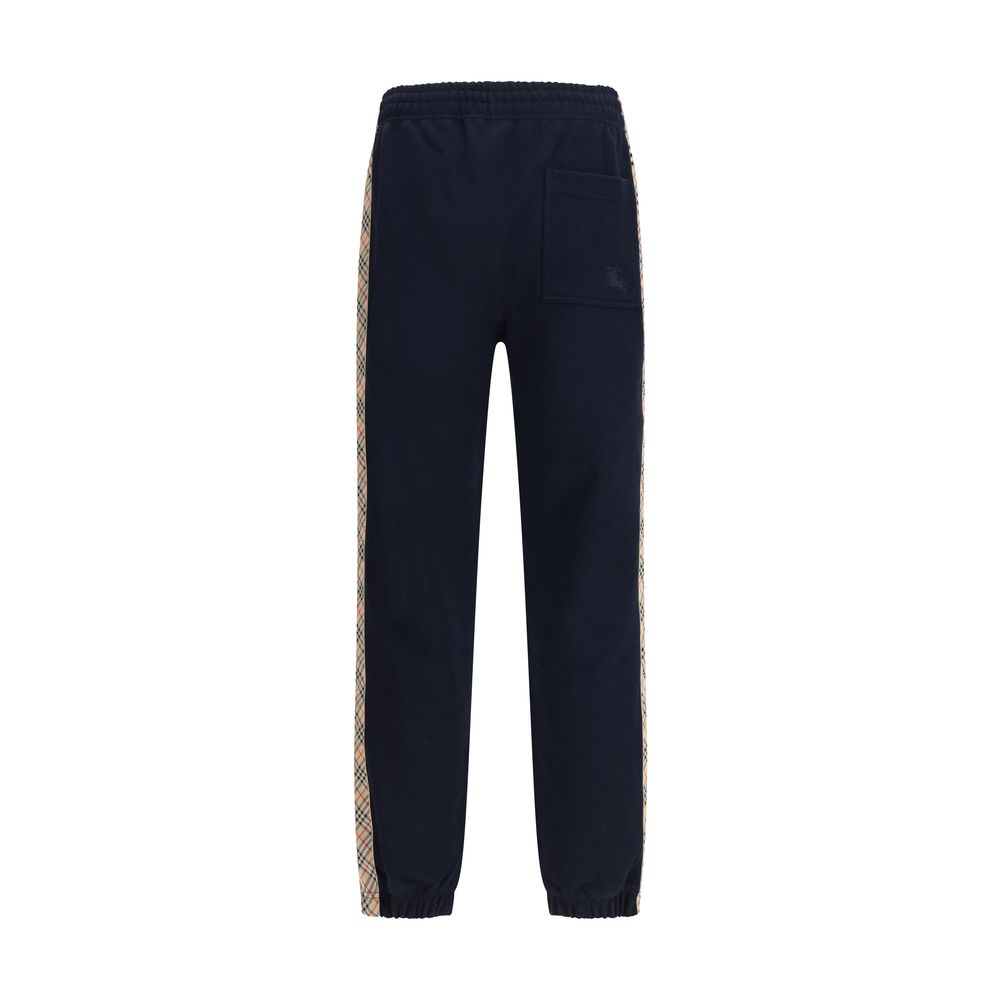 Burberry Blue Cotton Joggers (Workout Pants) - Luxe Marca