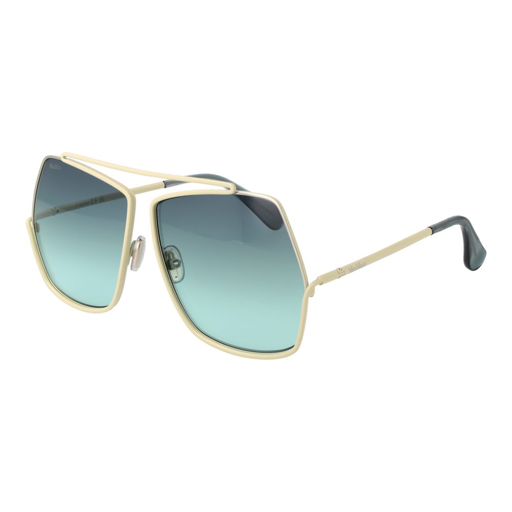 Max Mara Turquoise Metal Sunglasses - Luxe Marca