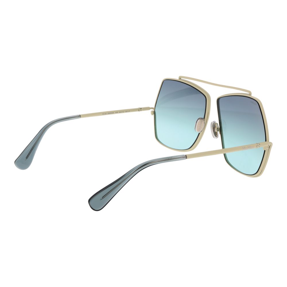 Max Mara Turquoise Metal Sunglasses - Luxe Marca