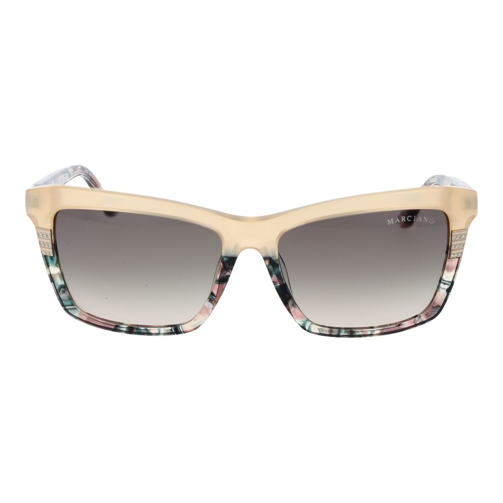 Marciano by Guess Beige Acetate Sunglasses - Luxe Marca