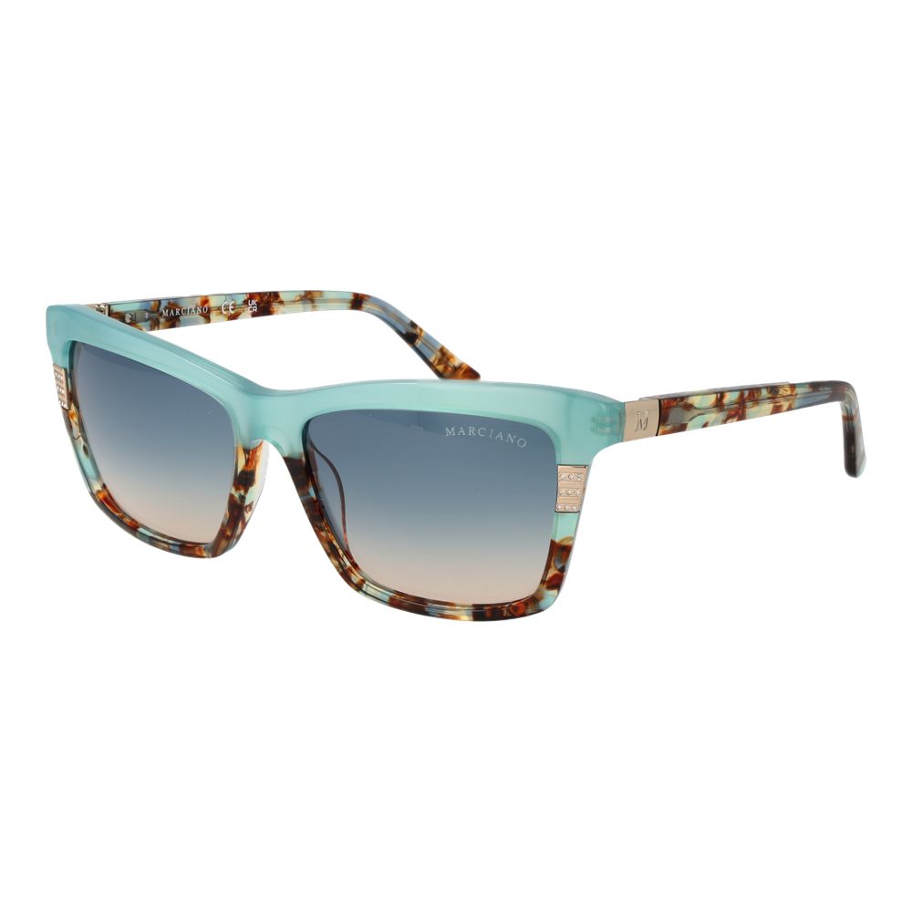 Marciano by Guess Turquoise Acetate Sunglasses - Luxe Marca
