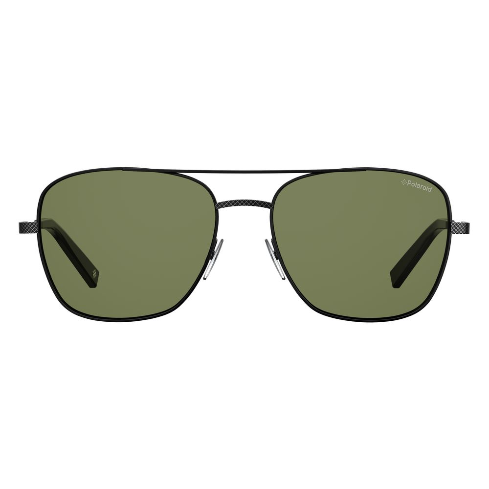 Polaroid Black Metal Sunglasses - Luxe Marca