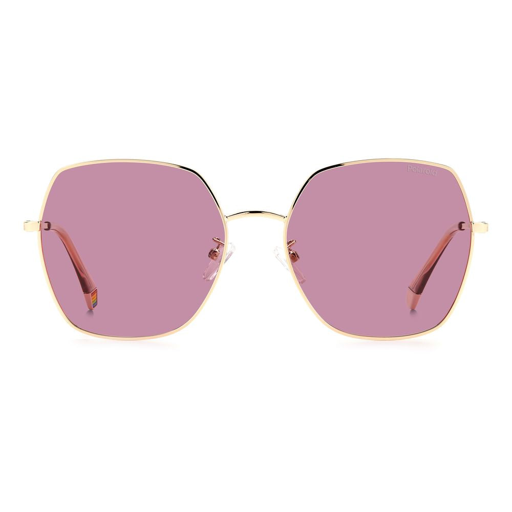 Polaroid Rose Gold Stainless Steel Sunglasses - Luxe Marca