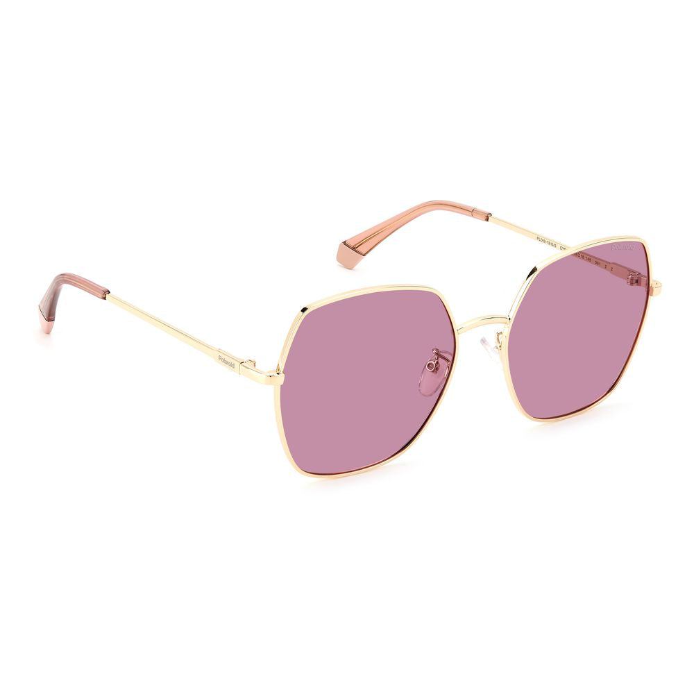 Polaroid Rose Gold Stainless Steel Sunglasses - Luxe Marca