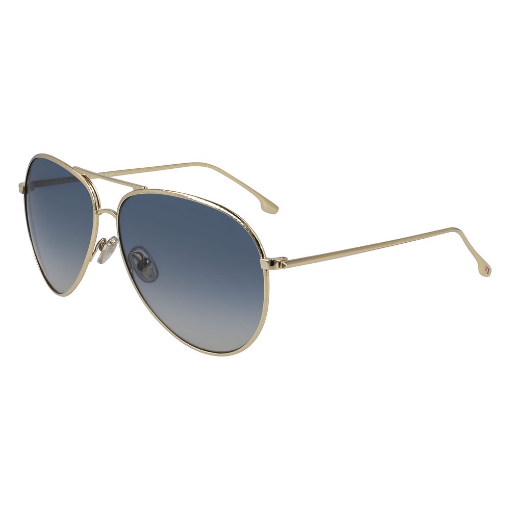 Victoria Beckham Gold Metal Sunglasses - Luxe Marca
