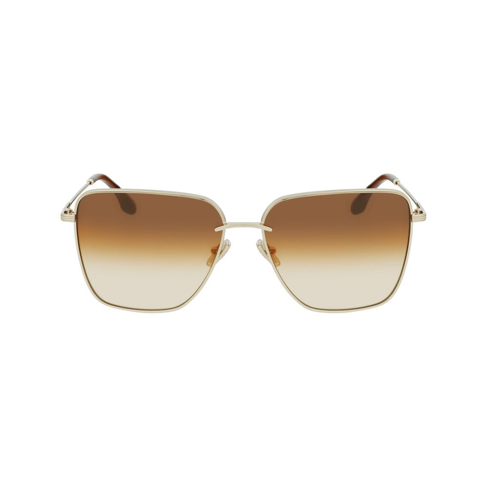 Victoria Beckham Gold Metal Sunglasses - Luxe Marca